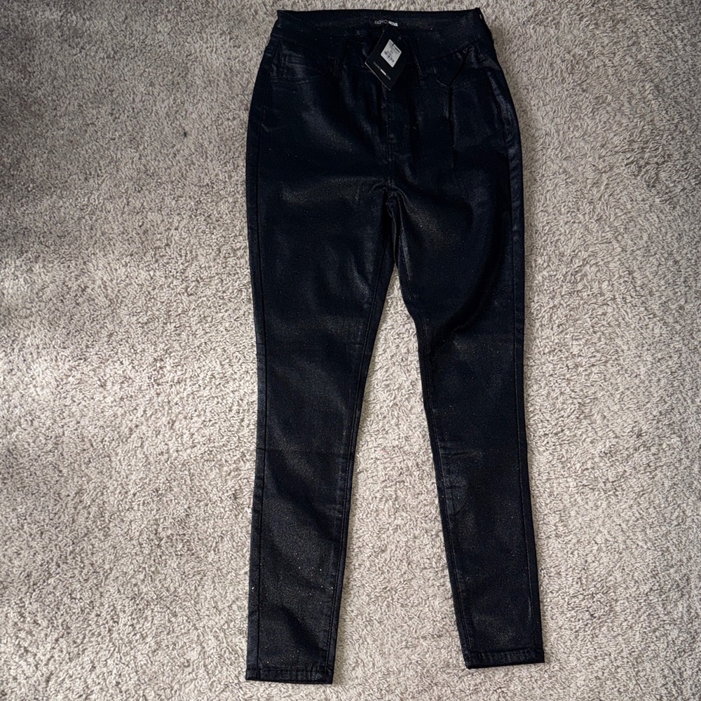 Fashion Nova High Rise Black Jeans